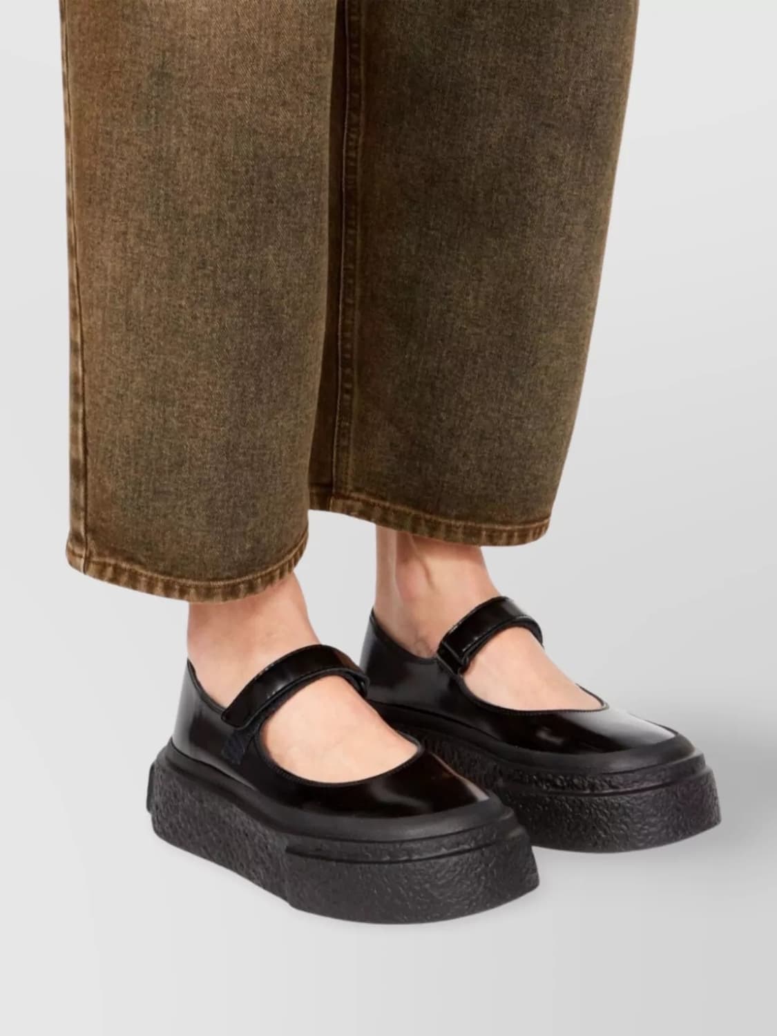 (정품/새상품) MM6 마르지엘라 여성 블랙 플랫폼 메리제인 슈즈 상품이미지4