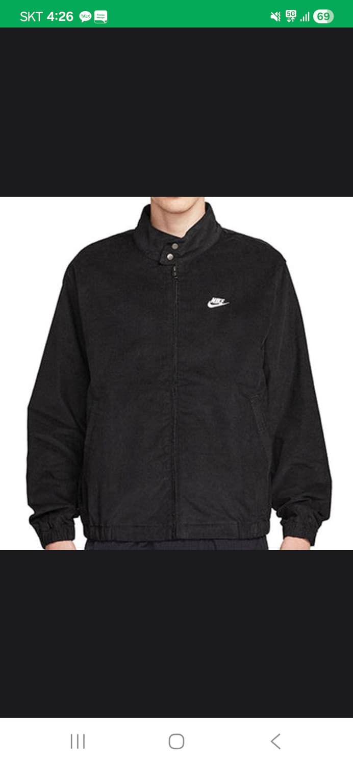 (24년) 나이키 클럽 코듀로이 해링턴  자켓  S 상품이미지1