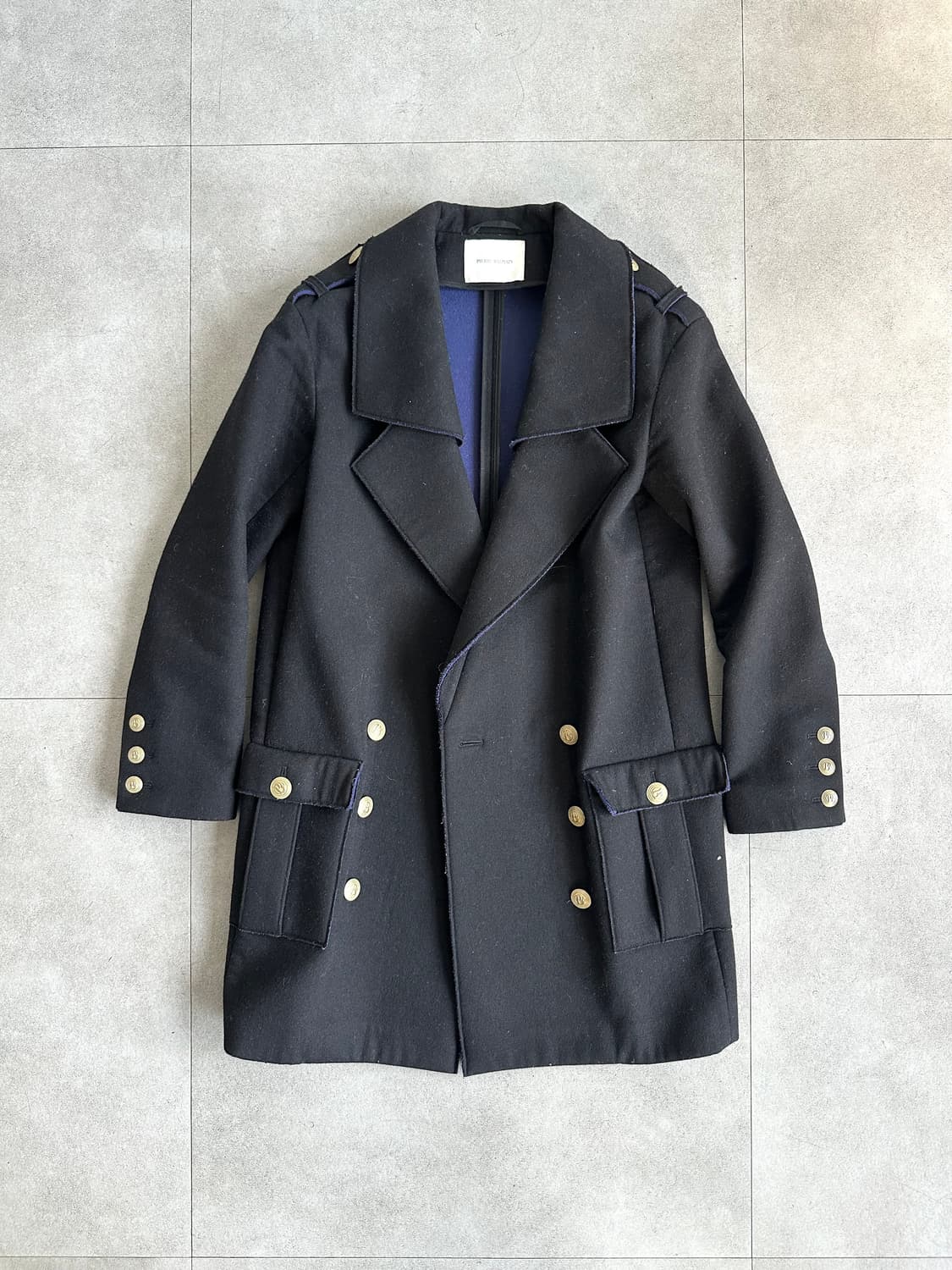 발망 나폴레옹 더블 브레스티드 코트 상품이미지2