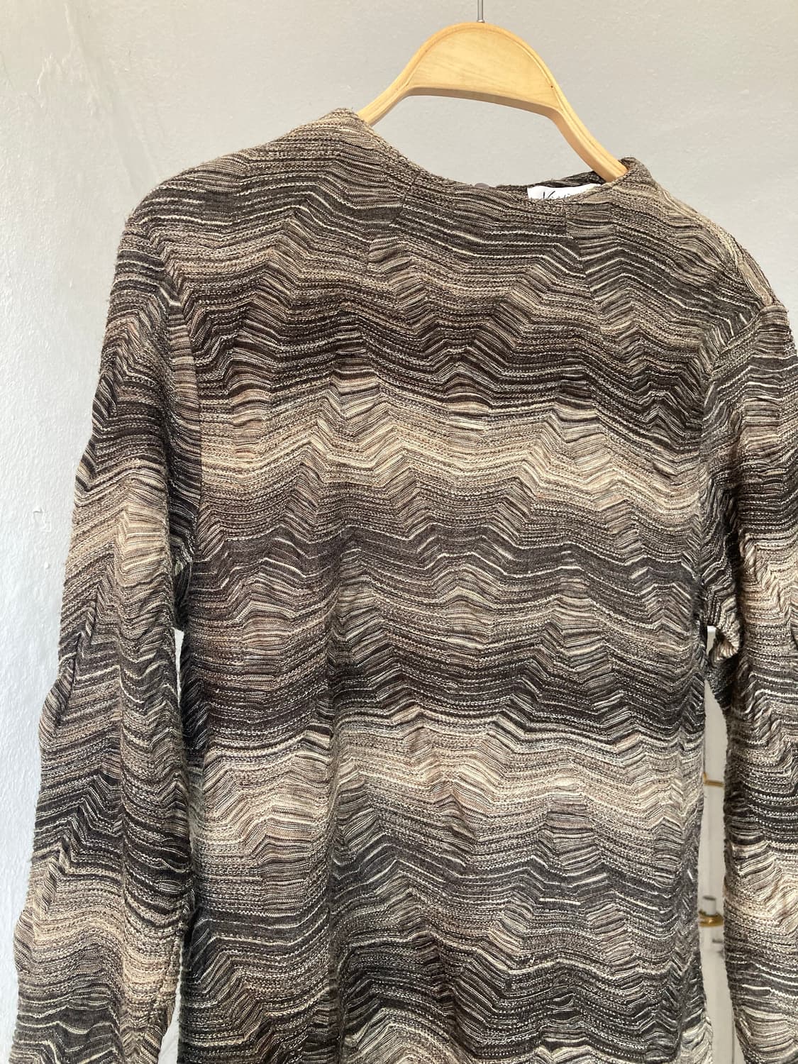 Y2K 웨스턴 케이블 니트 블라우스 상품이미지2