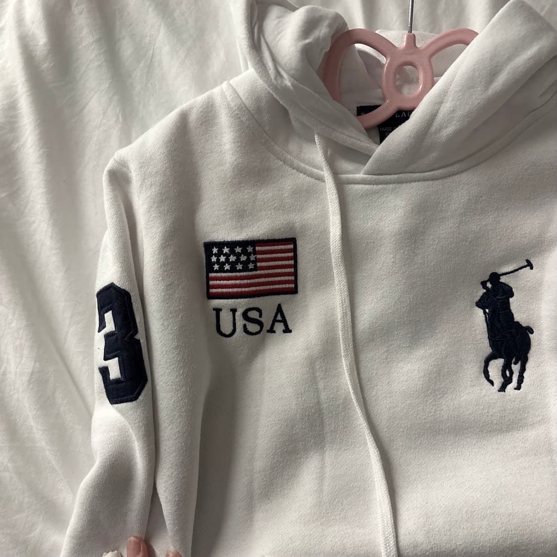 폴로 빅포니 성조기 후드티 상품이미지2