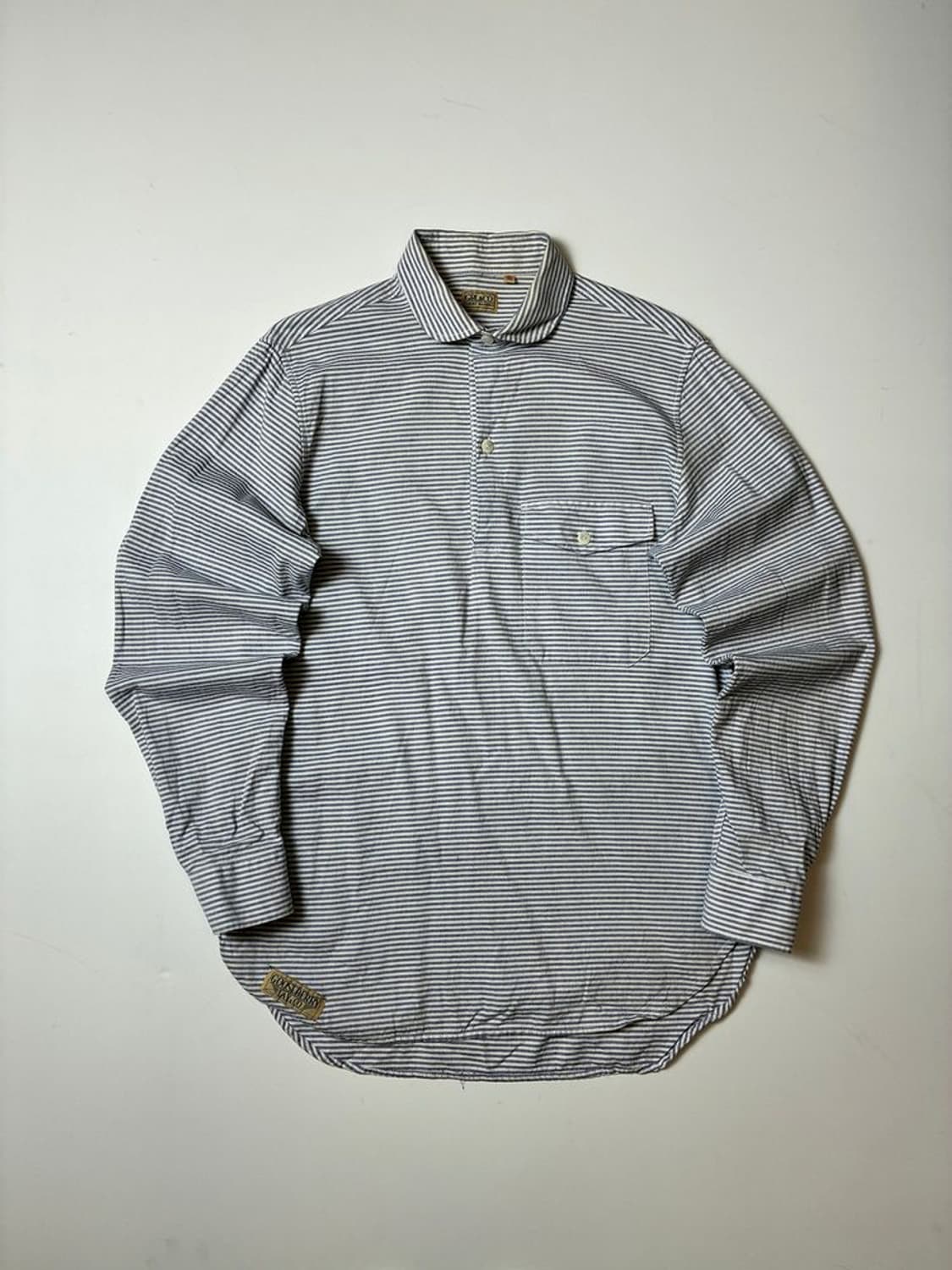 구즈베리 재팬 아메카지 코튼 하프 셔츠 PN8463 상품이미지1