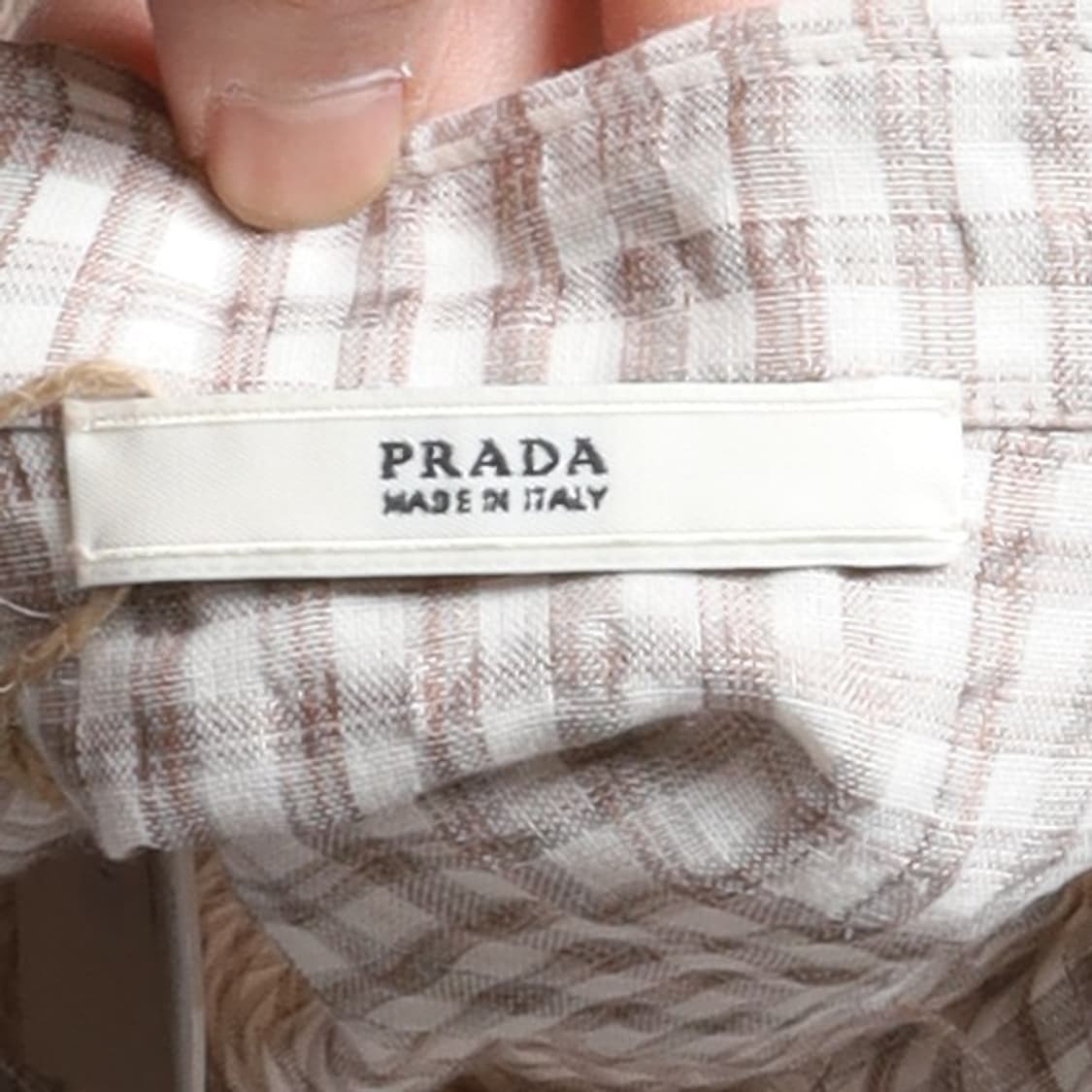 프라다 Prada Check Blouse
 상품이미지7