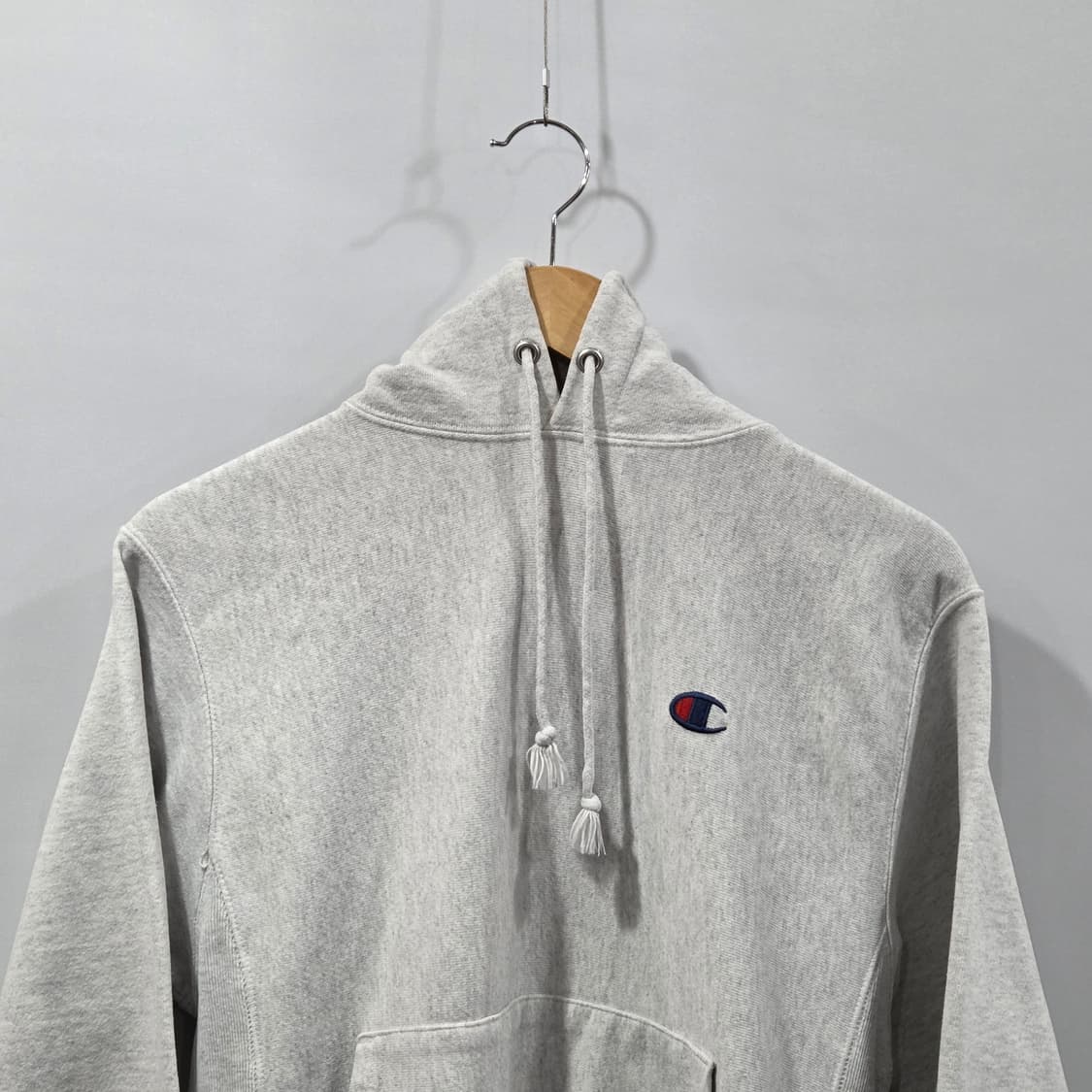 챔피온 리버스위브 블루택 기모 후드티 S  상품이미지2