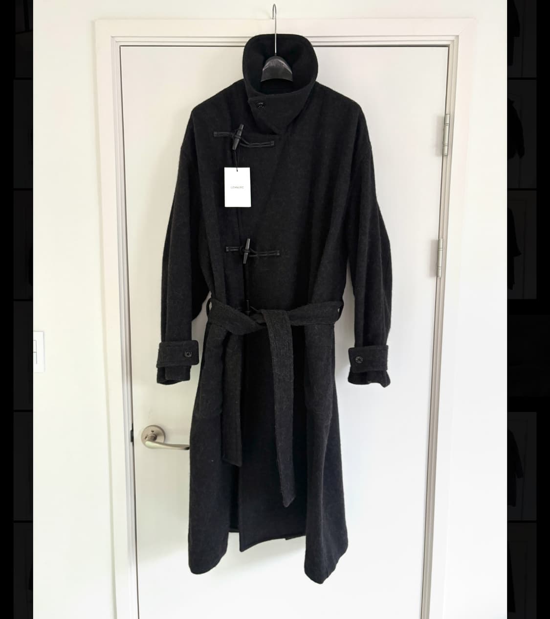 24FW 알파카 모헤어 더플 코트 상품이미지1