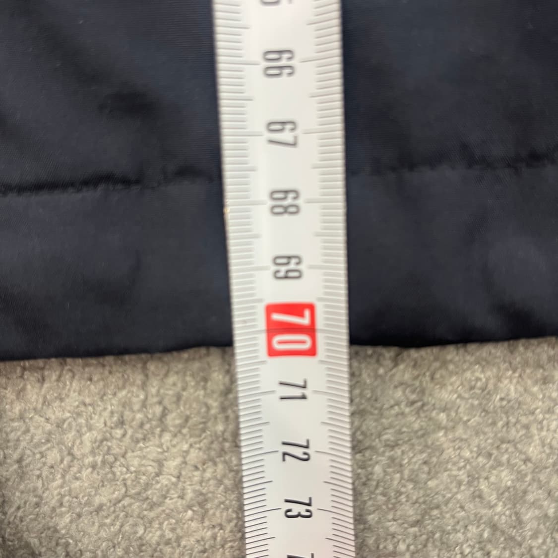 90 아식스 네이비/블루 후드 바람막이 자켓 상품이미지8