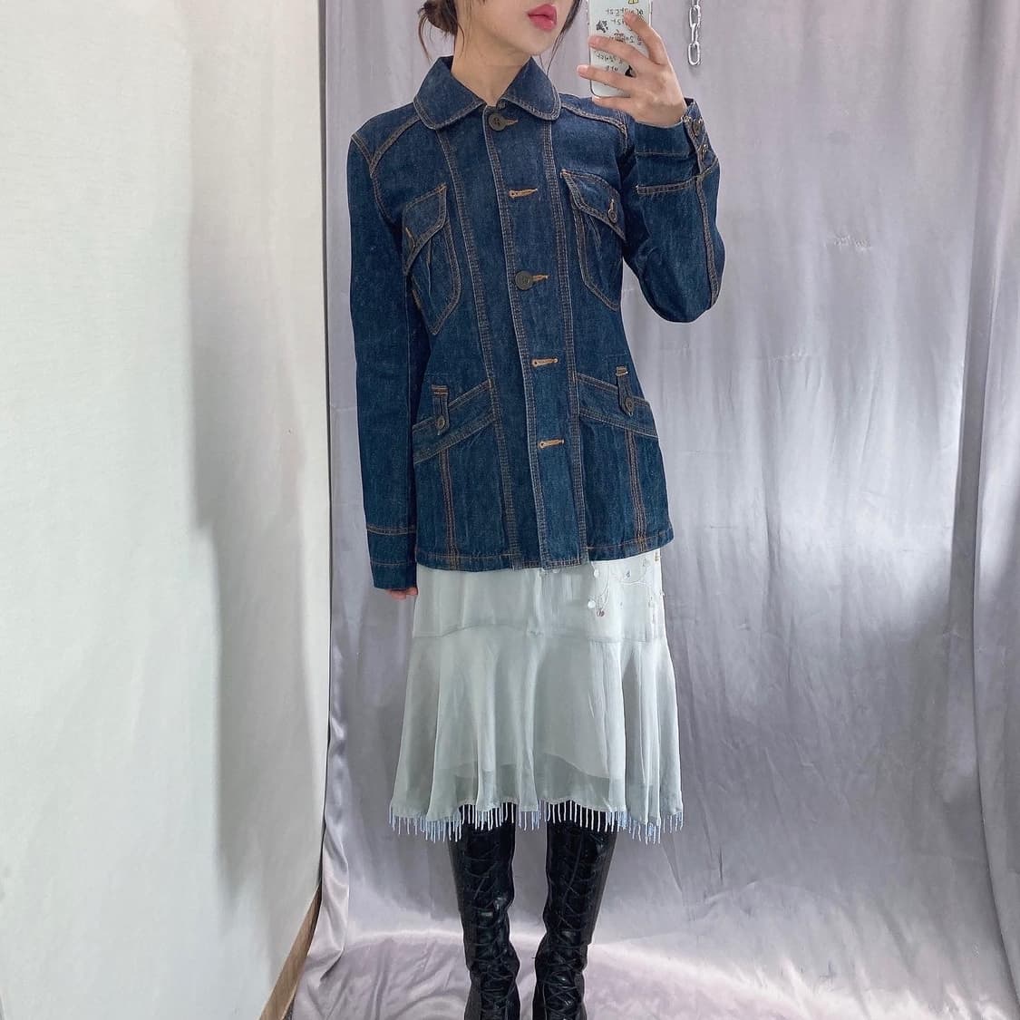히스테릭글래머 데님 자켓 상품이미지4