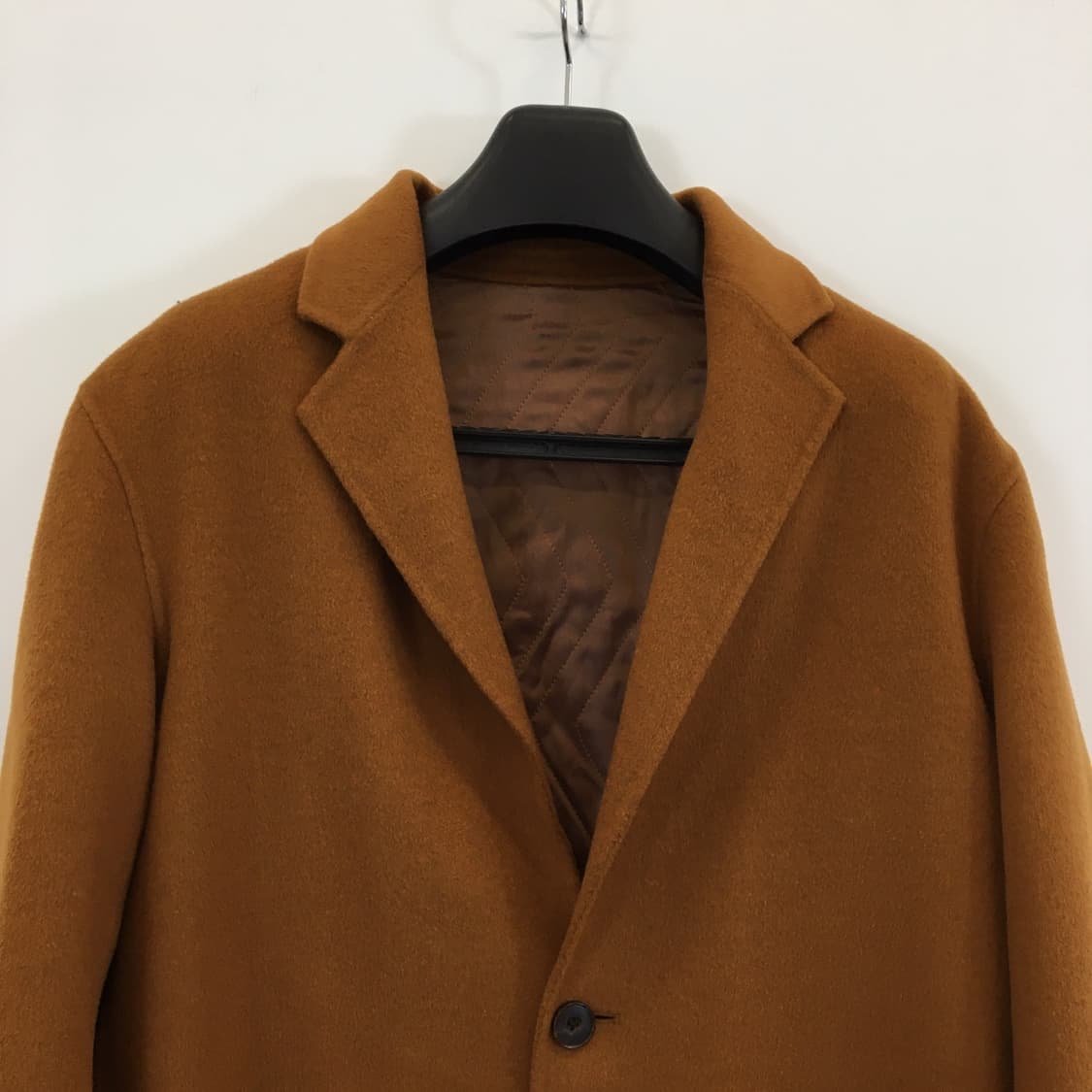 마마가리 캐시미어 카멜브라운 싱글코트 100  상품이미지2