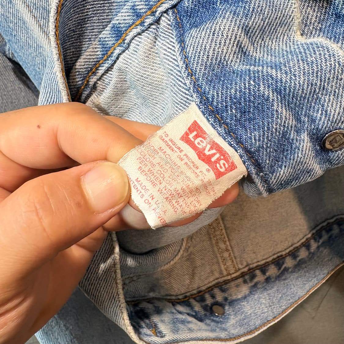 [40] LEVI's 리바이스 USA 빈티지 데님 자켓 상품이미지7