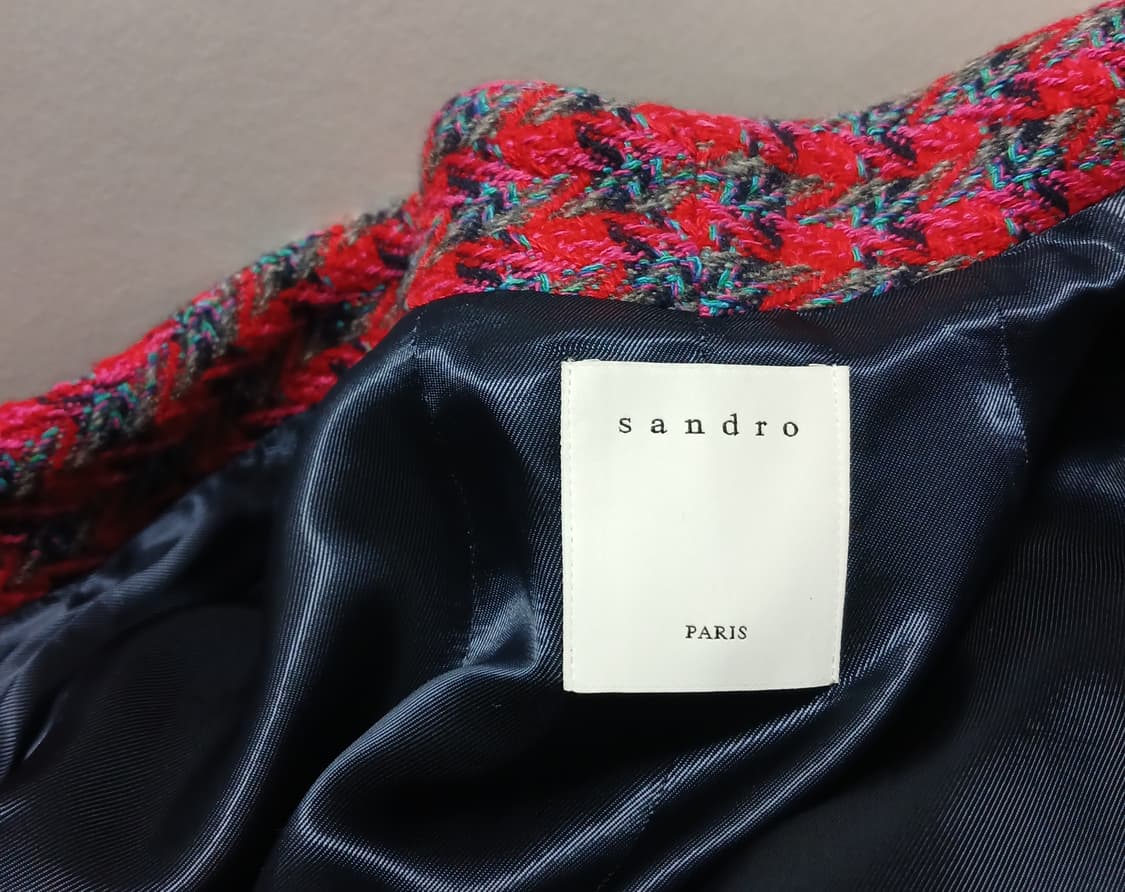 산드로 sandro 카라리스 트위드 자켓 상품이미지4