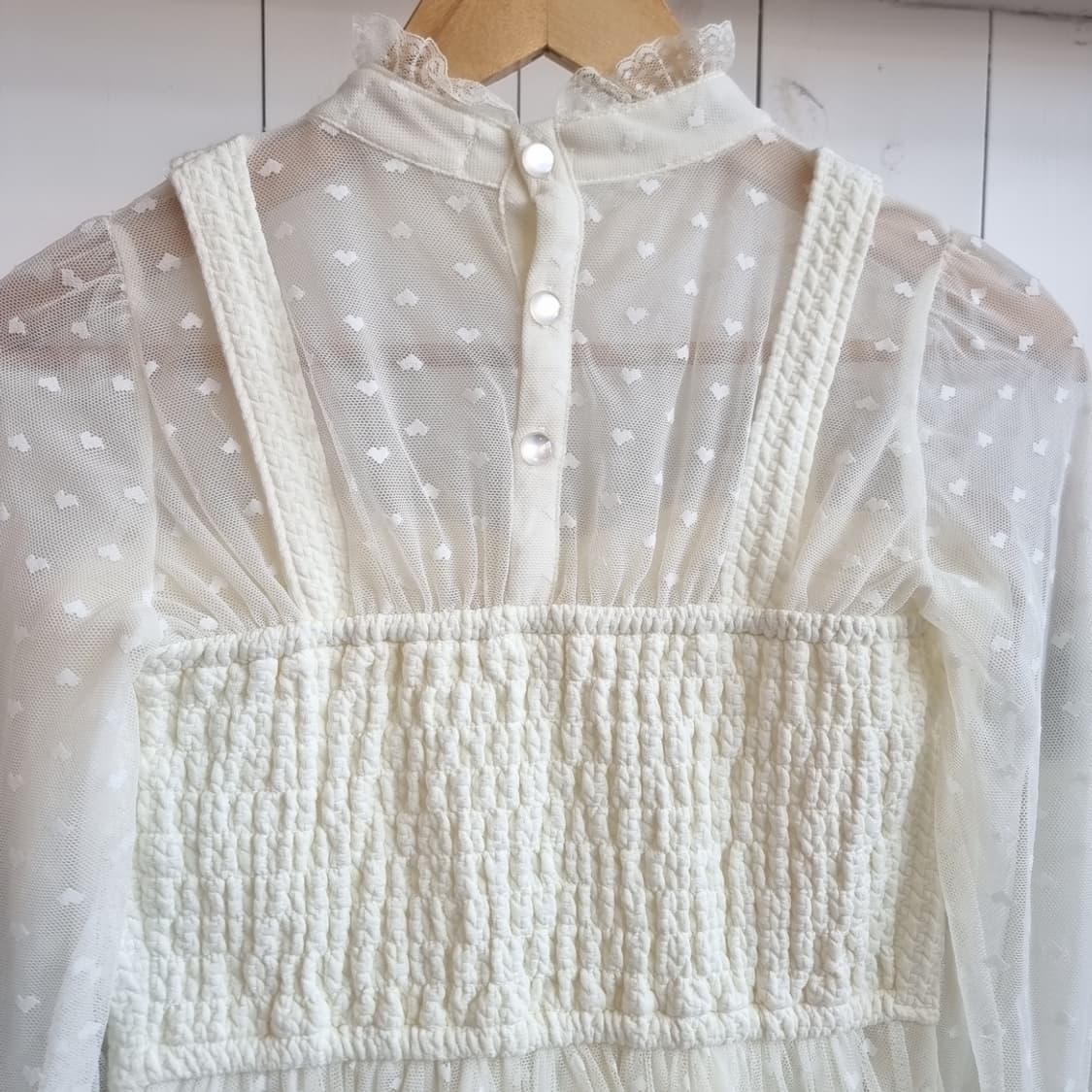 리즈리사  하트망사 튜닉원피스 상품이미지7