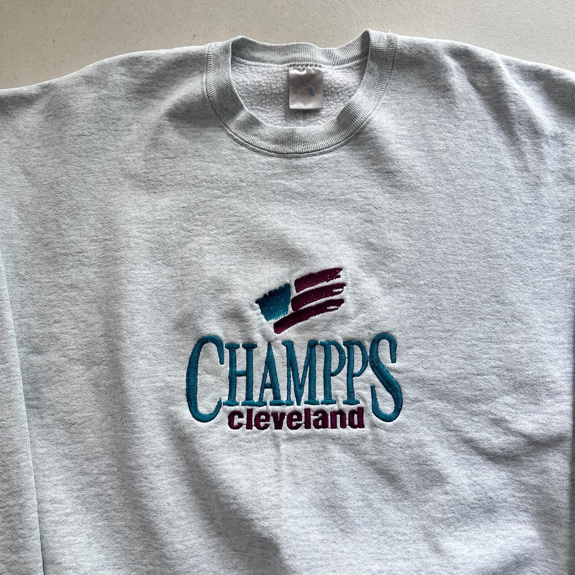 90s 미국생산 프룻오브더룸 슈퍼코튼 CHAMMPS 맨투맨 XXL 상품이미지2