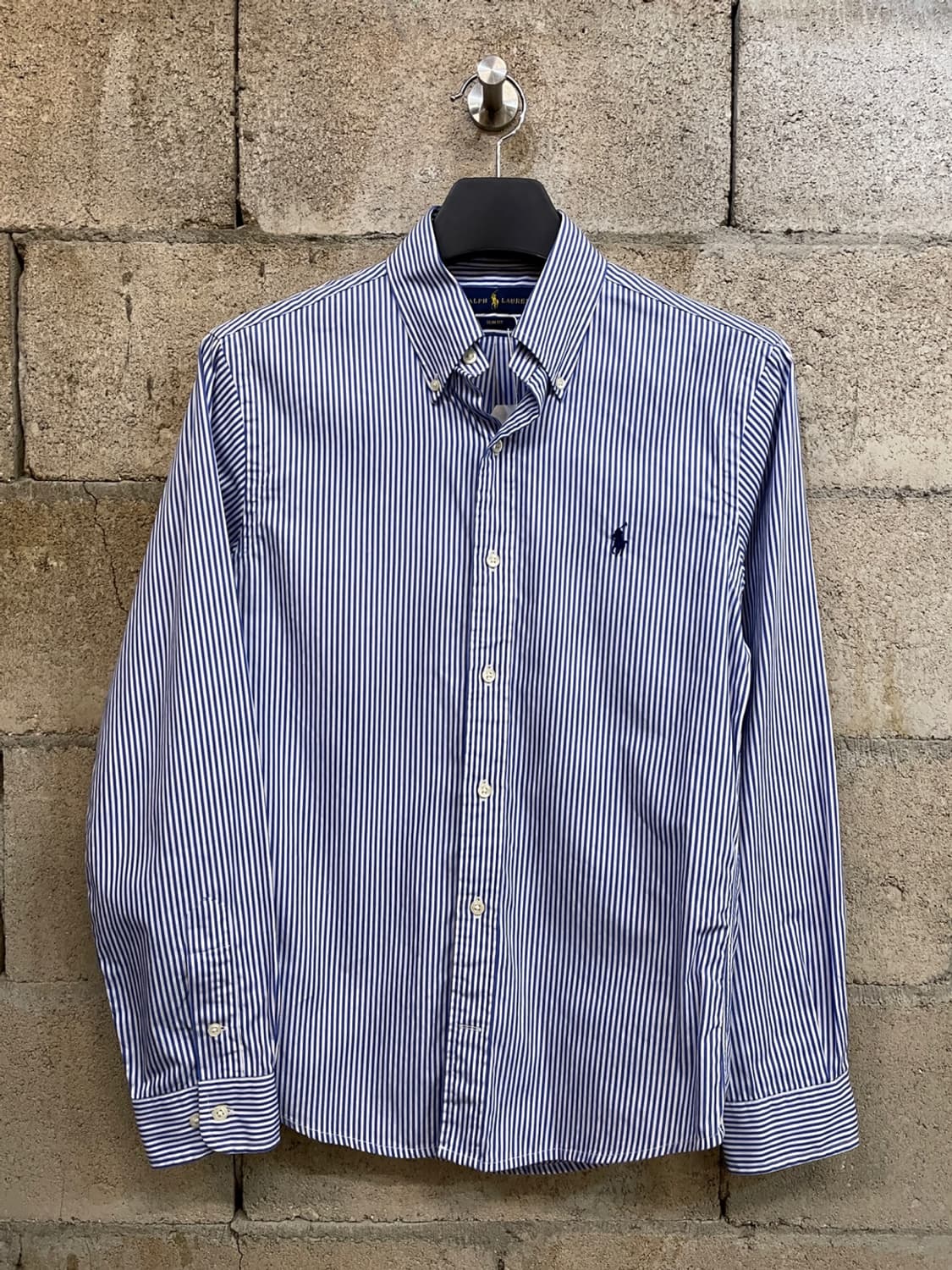 폴로 랄프로렌 슬림 핏 스트라이프 셔츠  상품이미지1