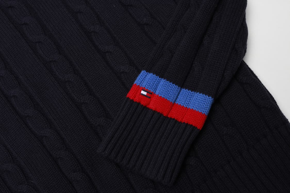 [L] 타미 힐피거 크리켓 케이블 니트 스웨터 상품이미지2