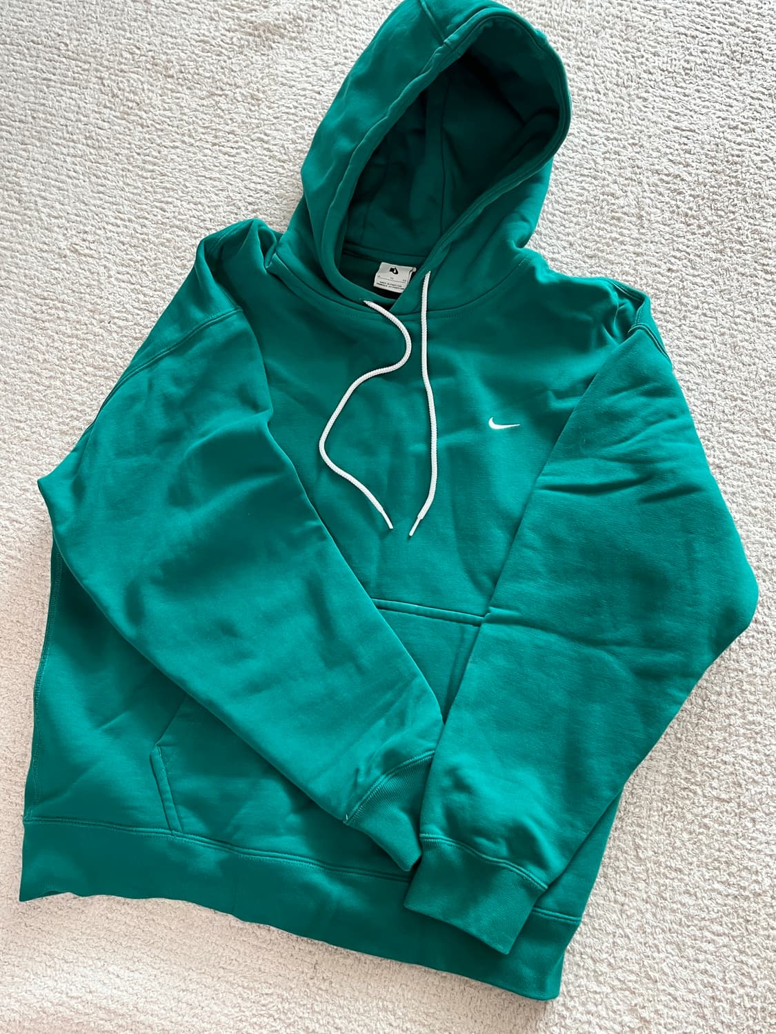 나이키 솔로 스우시 플리스 후드 그린 상품이미지1