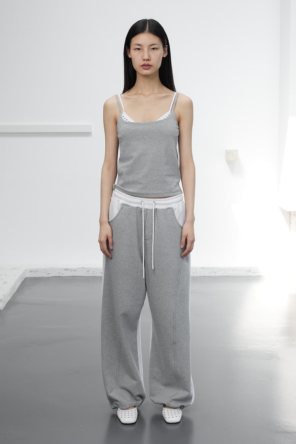 세릭 배색 팬츠 상품이미지1