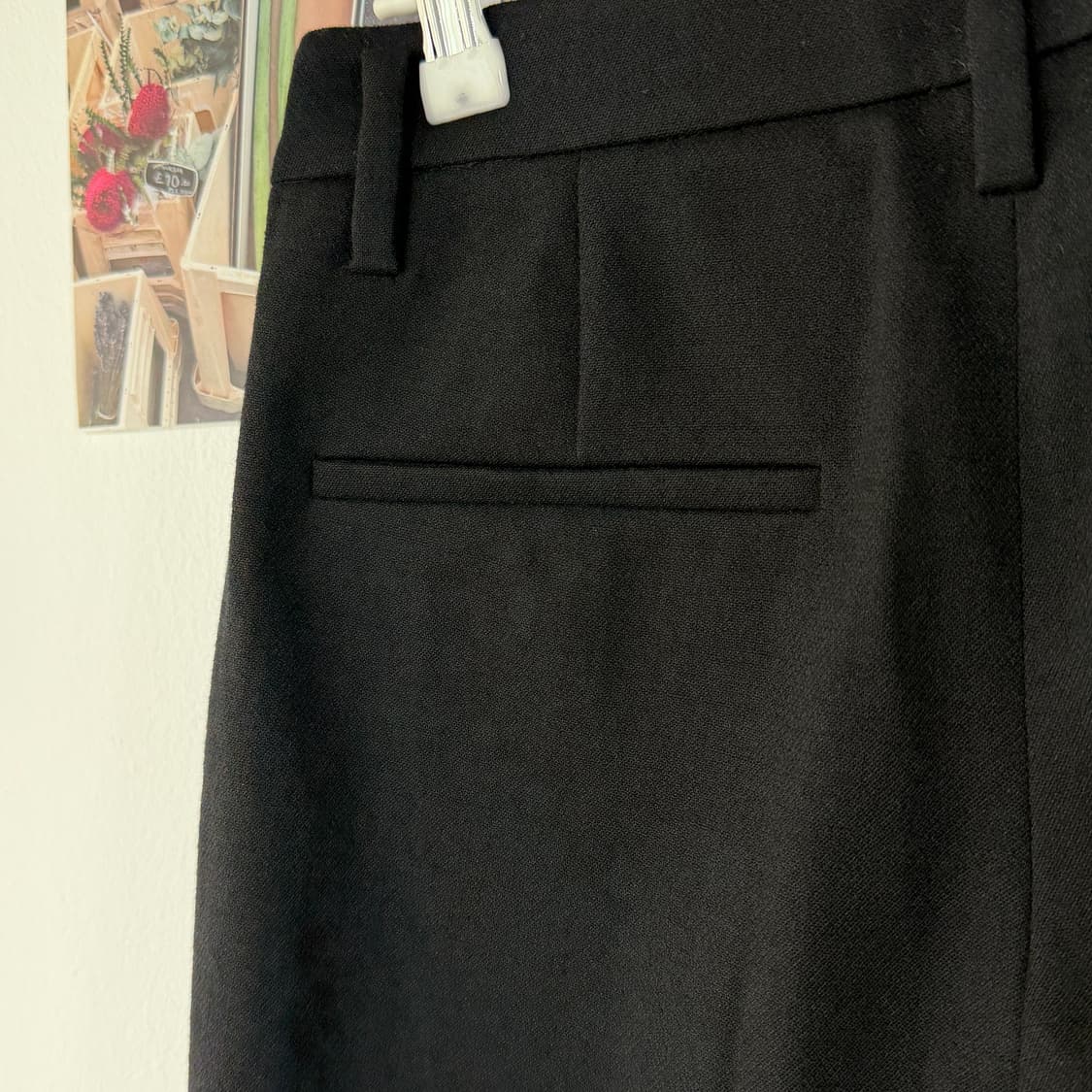 [26] 한섬 타임 울 슬랙스 블랙 상품이미지6