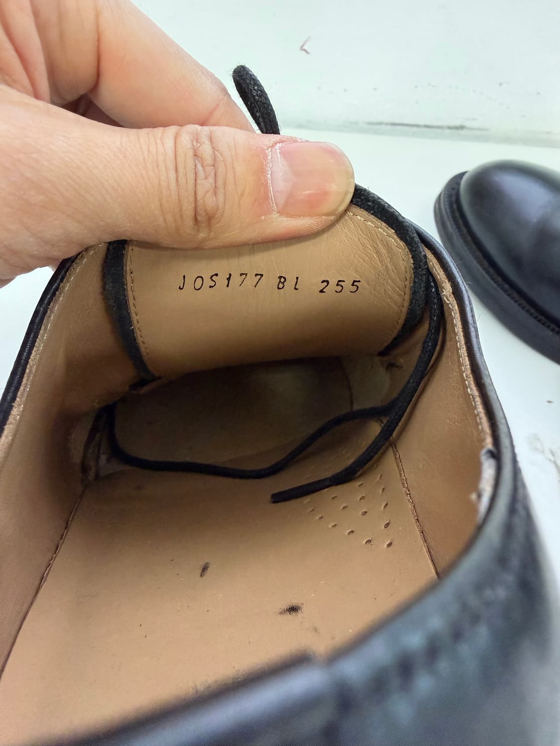 정품) 조셉트 블랙 더비 슈즈 남성 구두 255 상품이미지8