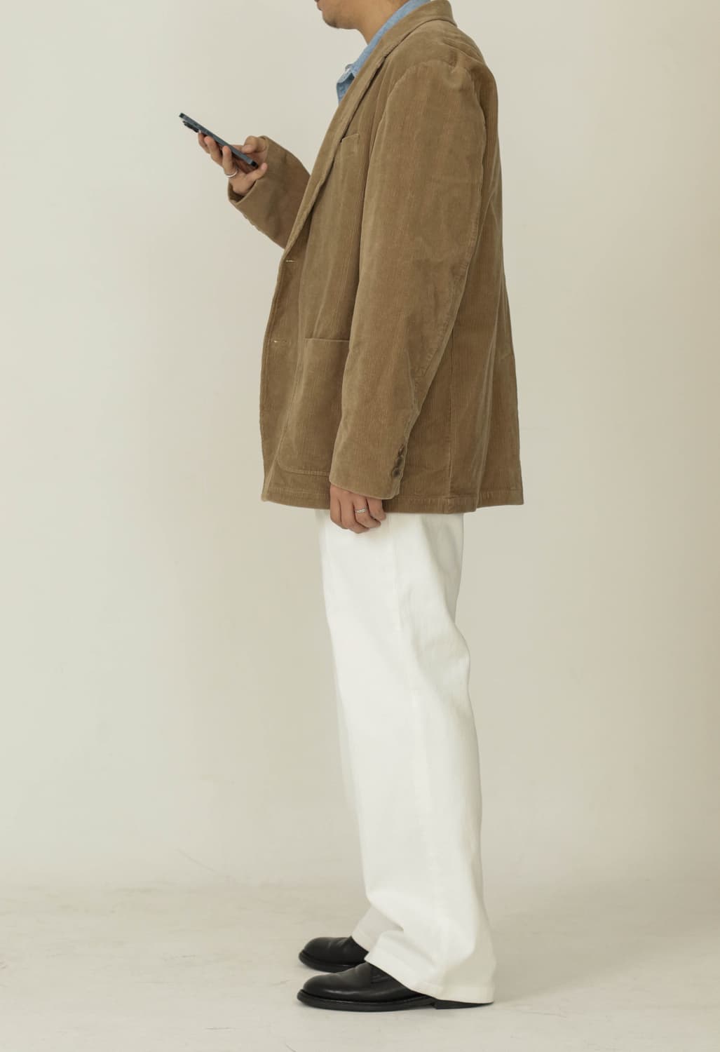 유니클로 코듀로이 투버튼 블레이저 XXL 상품이미지3