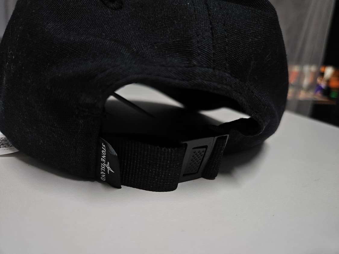 스톤 아일랜드(Stone Island)와펜 로고 볼캡  블랙 상품이미지7