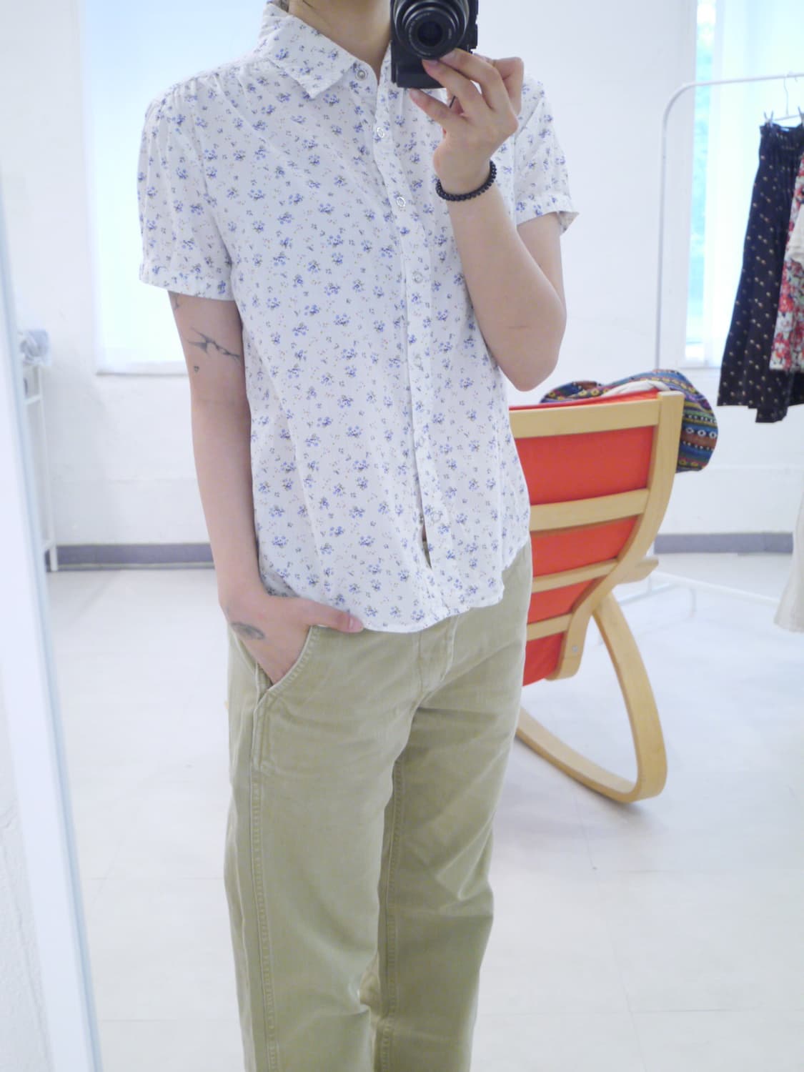[Avarice] floral cotton shirt 상품이미지7