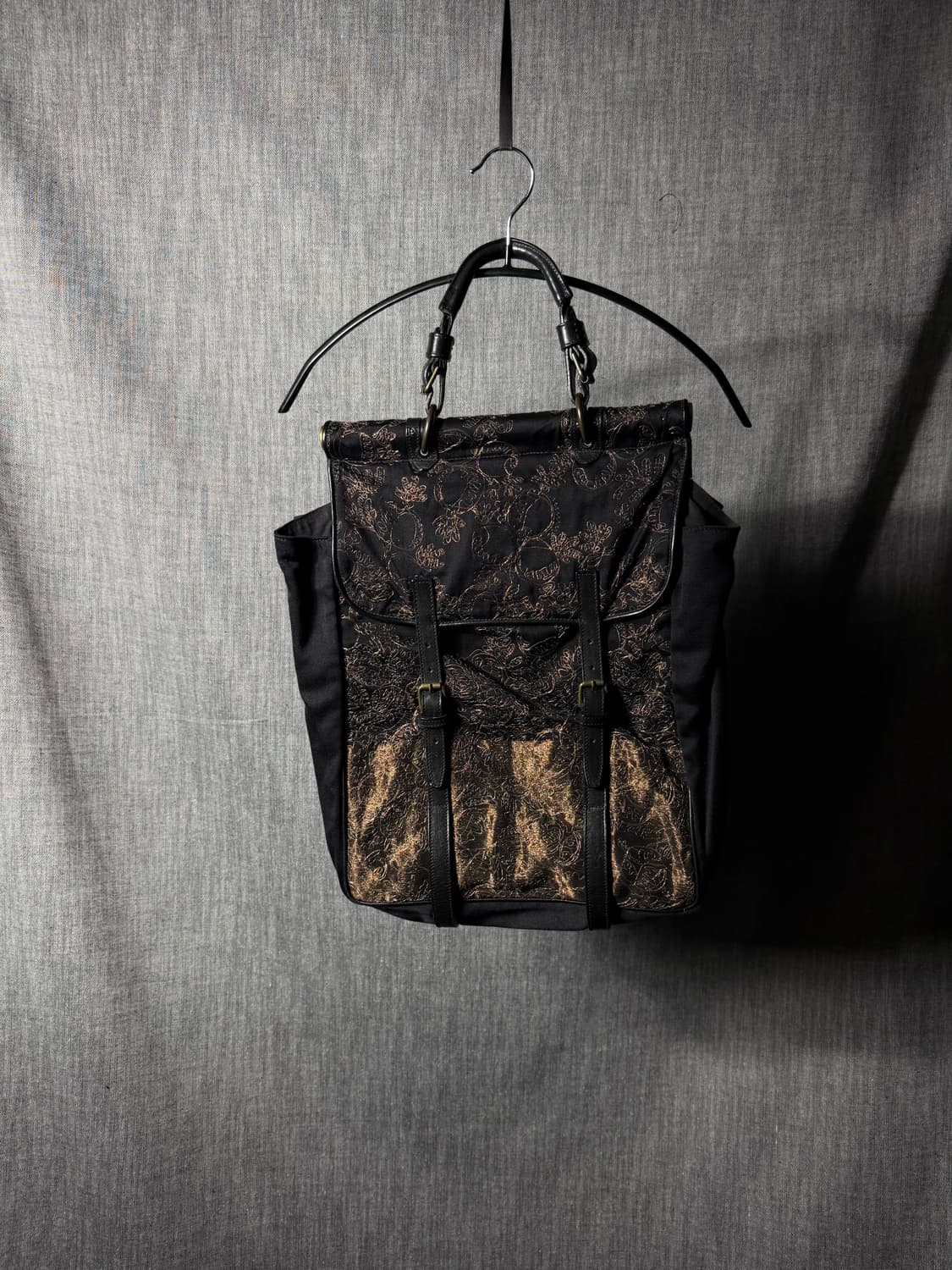 드리스반노튼 빈티지 자카드 핸드백 상품이미지1