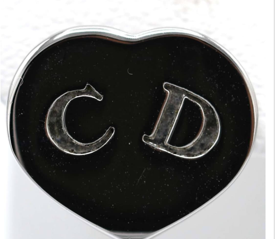 빈티지 디올 실버 하트 CD 귀걸이 상품이미지3