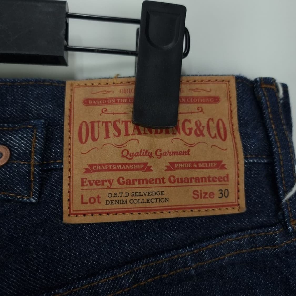 [아웃스탠딩] 신치백 셀비지 데님 팬츠 청바지 M19351 상품이미지8