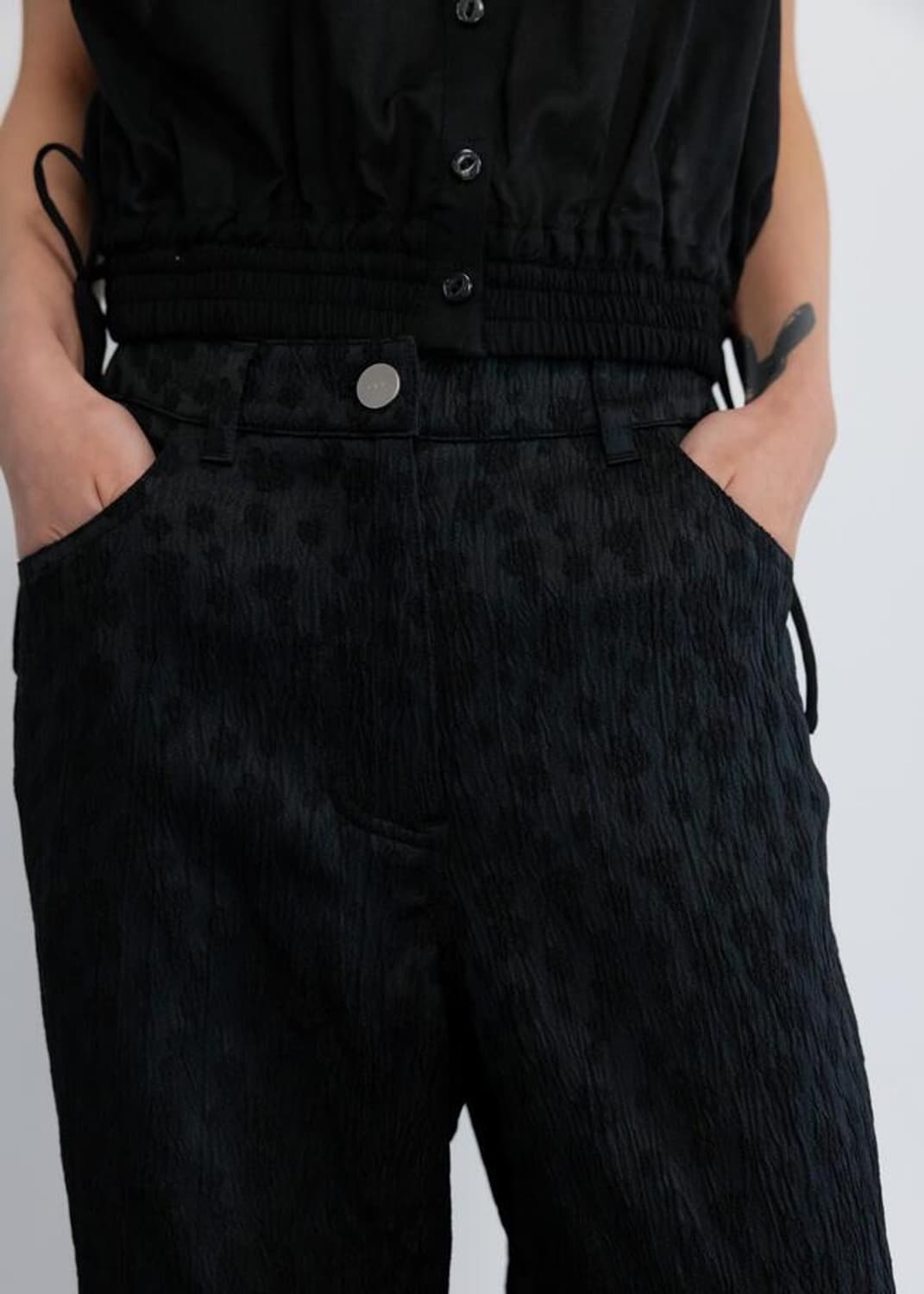 GBH 자카드 스트레이트 팬츠 M 상품이미지2