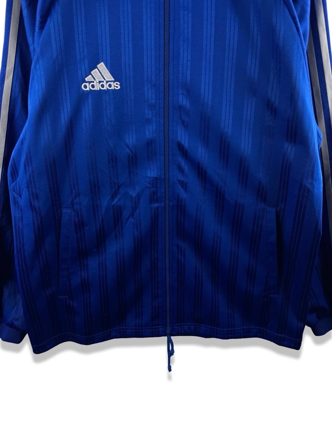 아디다스 블루 백프린팅 트랙탑져지2428 상품이미지4