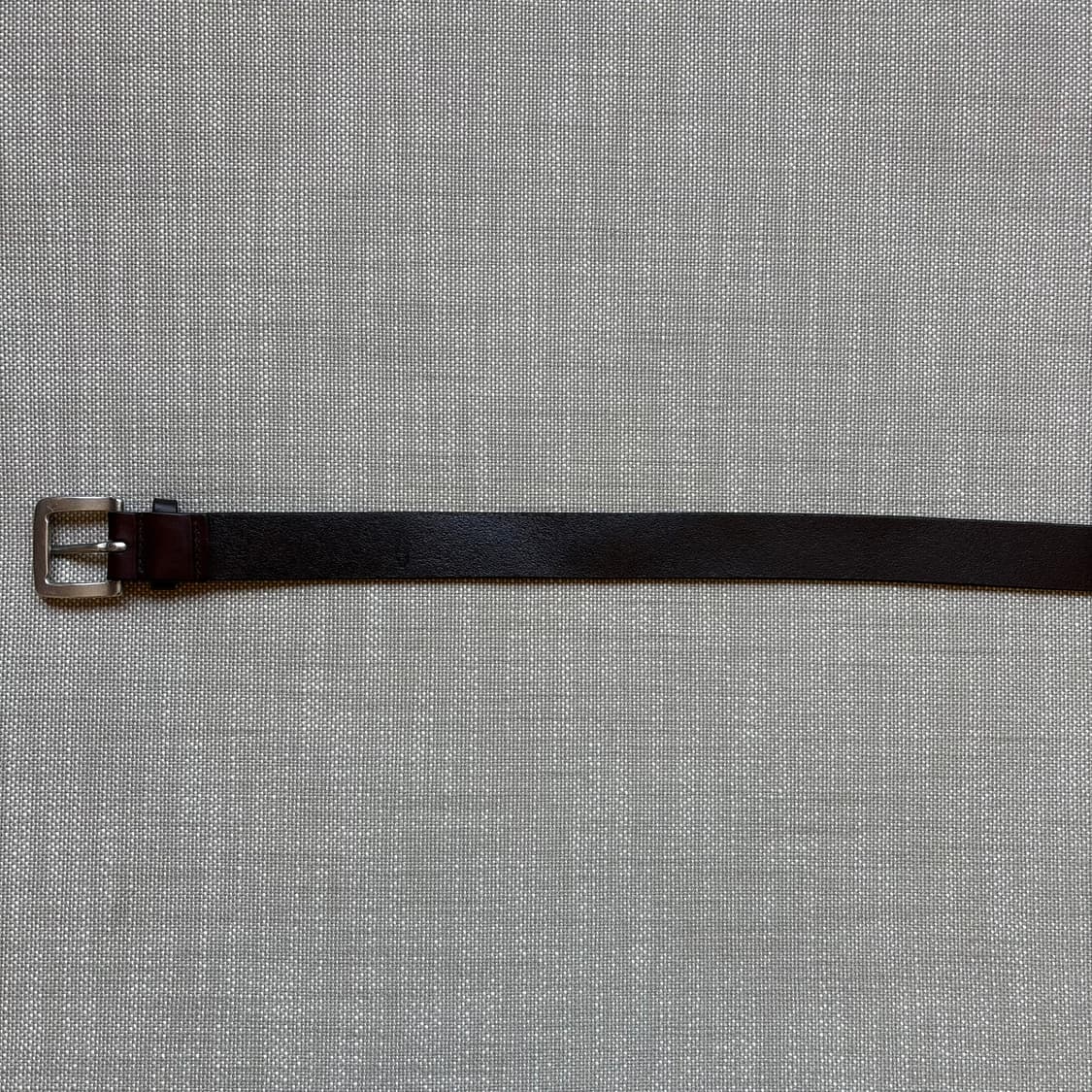 [25-26] 90s USA OLD NAVY 브라운 레더 메탈 버클 벨트 상품이미지7