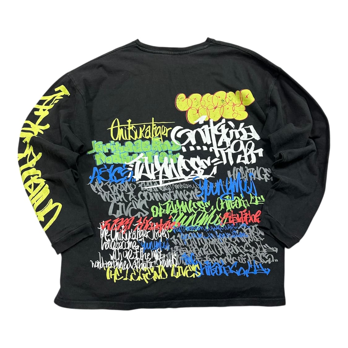 ✨ (바배) 오니츠카 타이거 빅 프린팅 박시핏 롱슬리브 상품이미지1