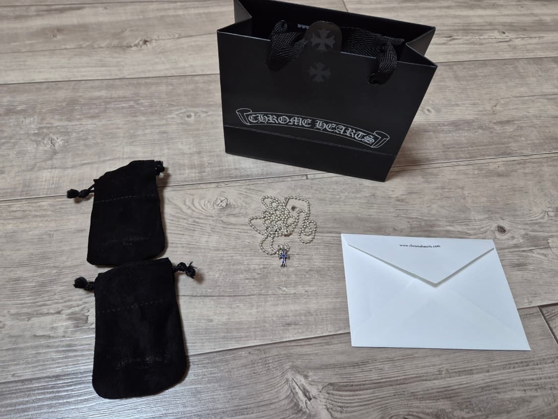 [Os] 크롬하츠 베이비펫 사파이어 파베 오리지널 상품이미지1