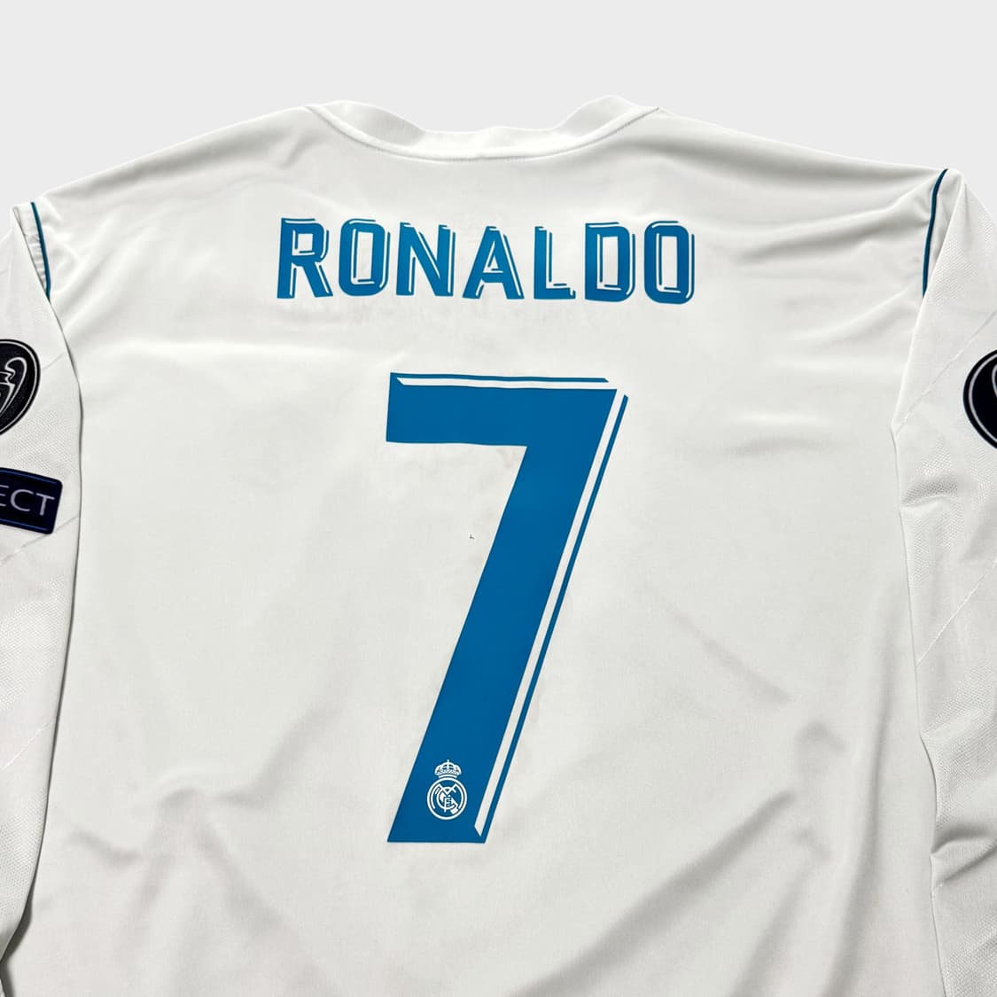 17-18 레알 마드리드 홈 긴팔 No.7 크리스티아누 호날두 상품이미지7