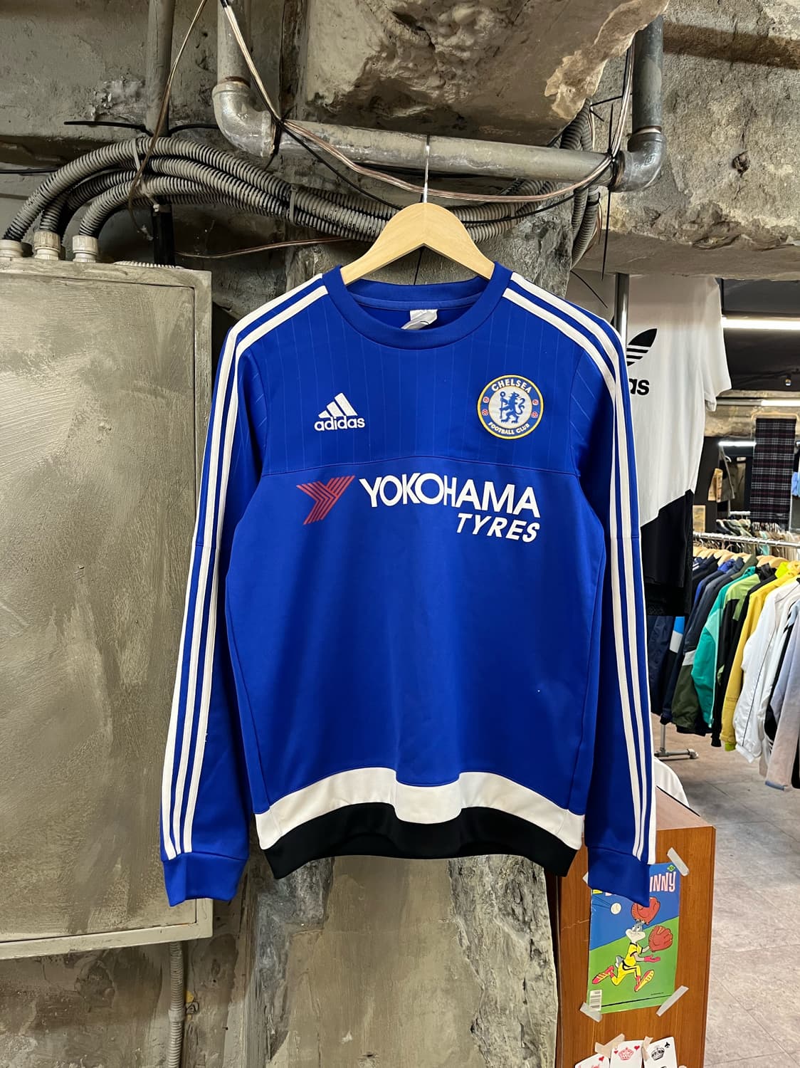 아디다스 첼시 요코하마 긴팔 유니폼 져지 블루 95 #csz2738  상품이미지1