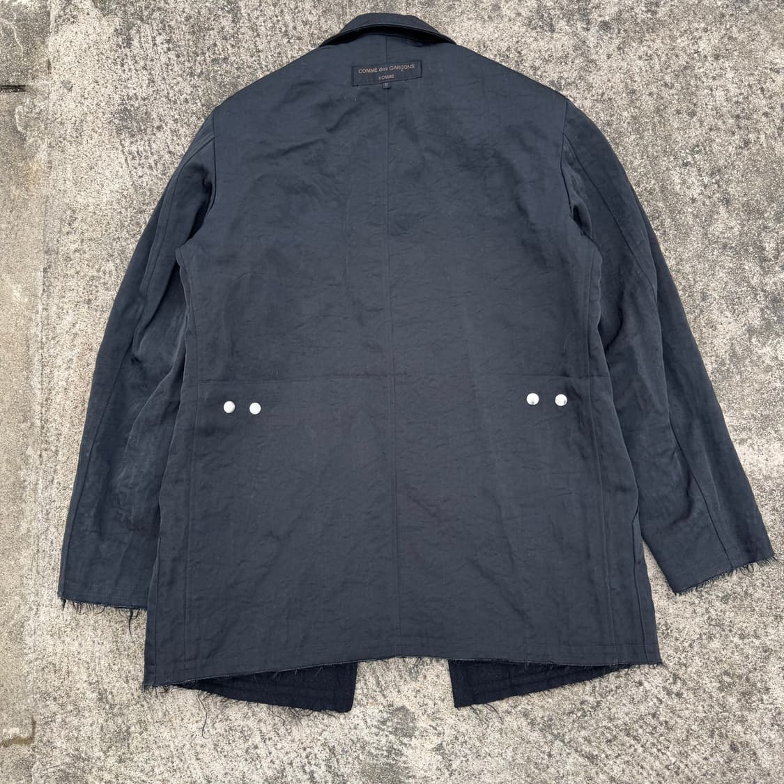 [M~L] 02AW 꼼데가르송 옴므 양면 코트 상품이미지3