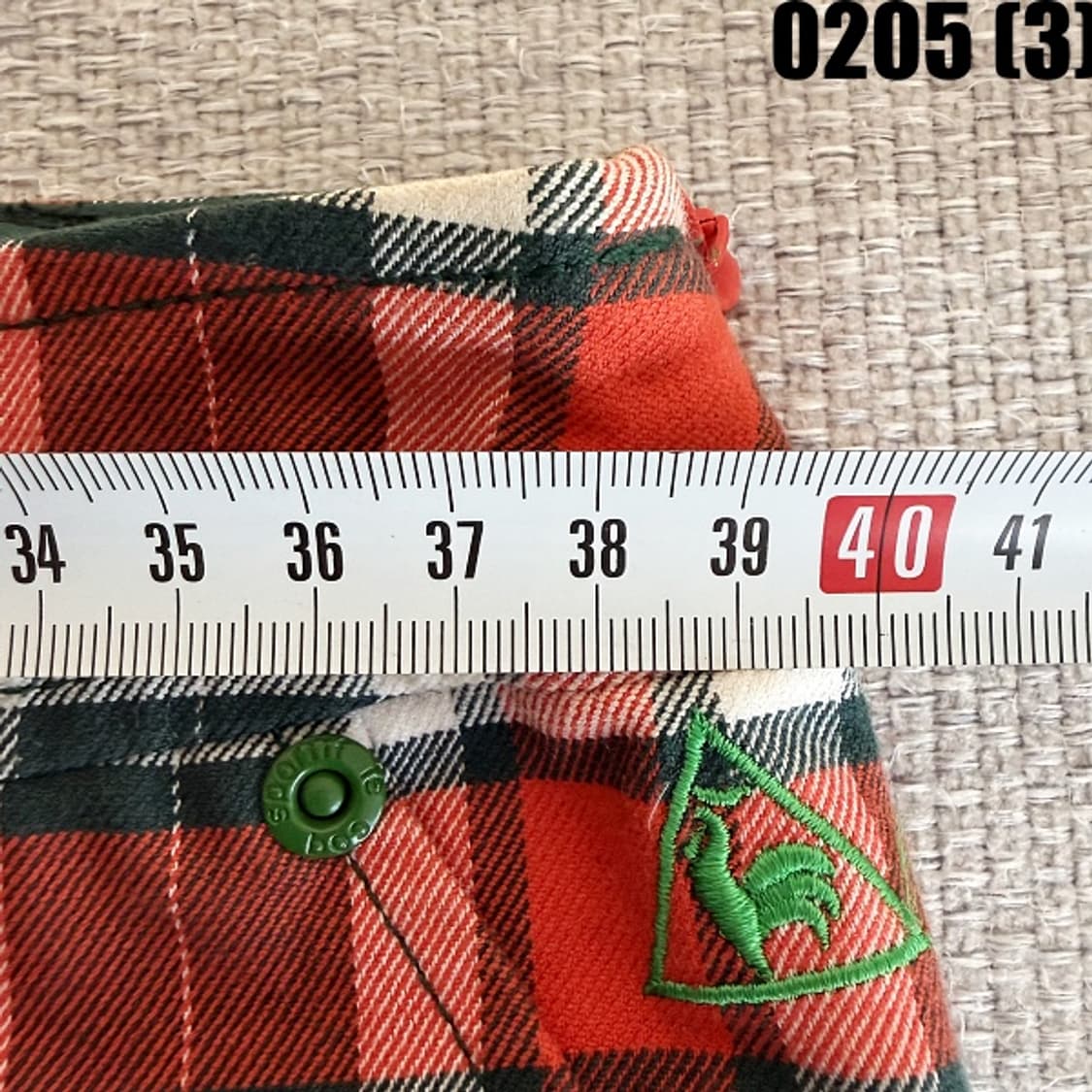 [9] 르꼬끄 골프 여성 체크패턴 별 미니 스커트 치마 0205(3) 상품이미지5