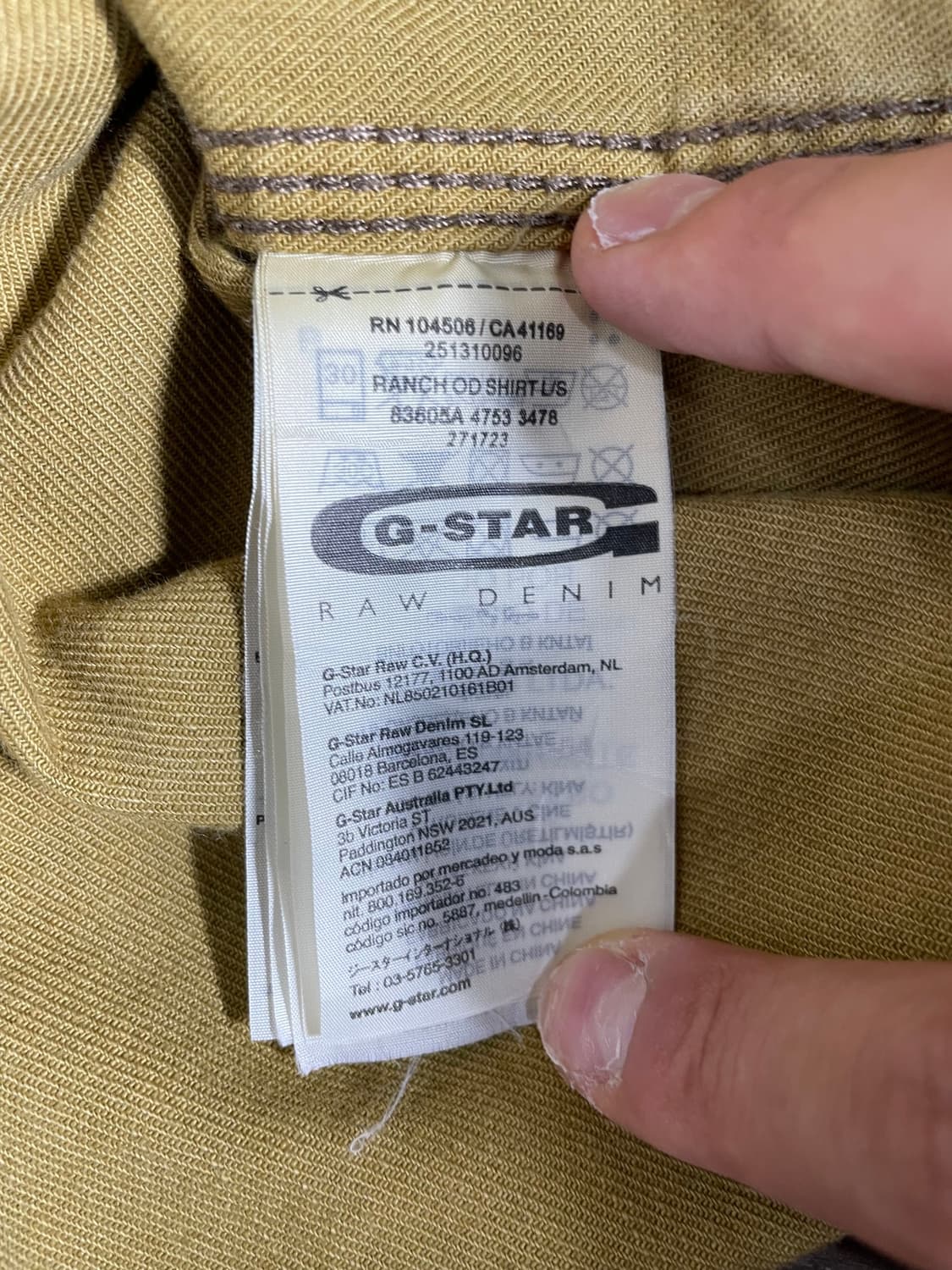 G-STAR RAW 셔츠 상품이미지3