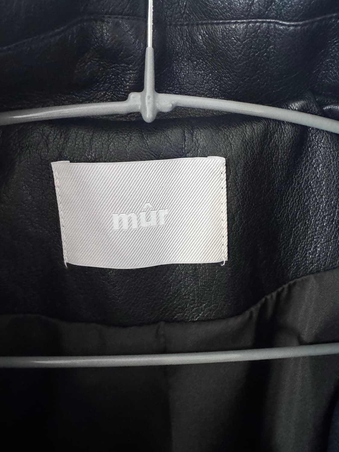 무르mur 크롭 가죽자켓 상품이미지2