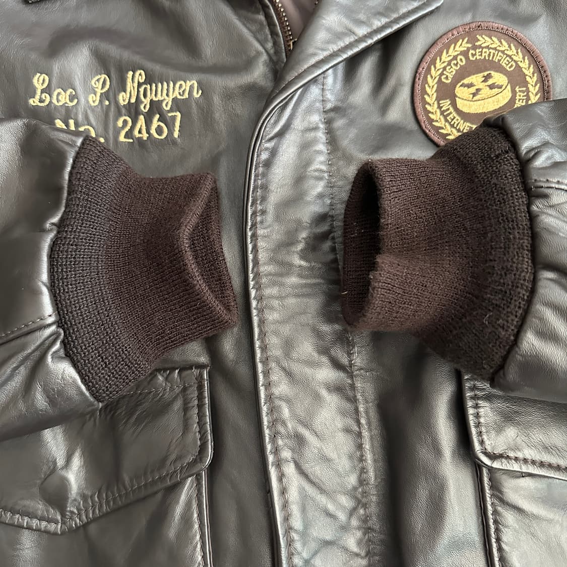 A-2 항공 가죽 자켓 MADE IN USA 상품이미지2