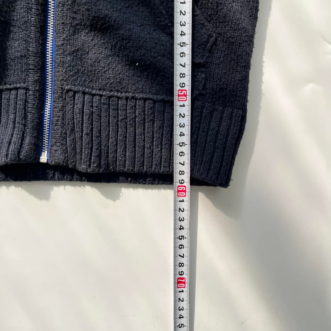 홀리스터 y2k 여리핏 네이비 걸즈 니트 집업(L) 상품이미지7