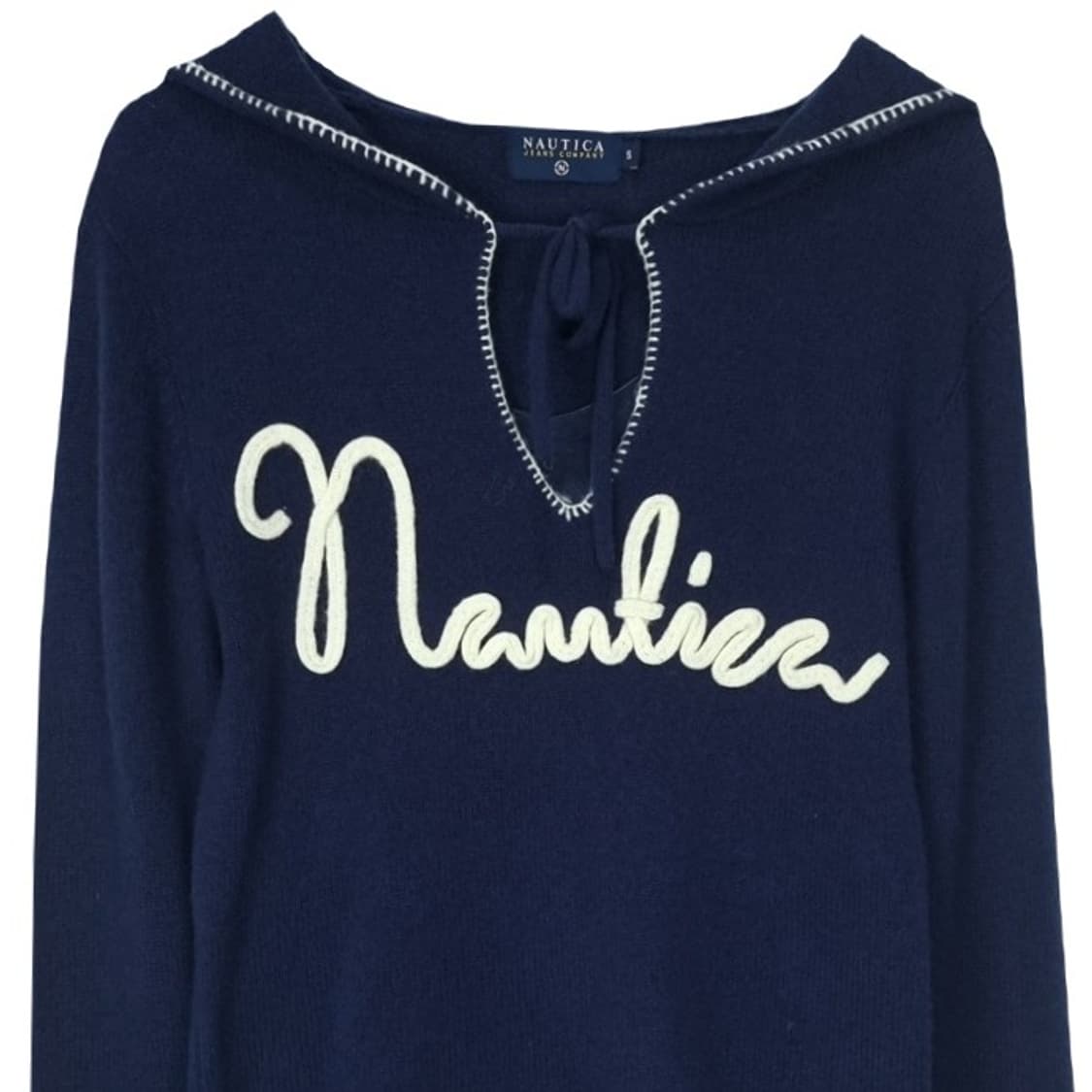 [노티카] 빈티지 패치 후드 니트 M18329 상품이미지4