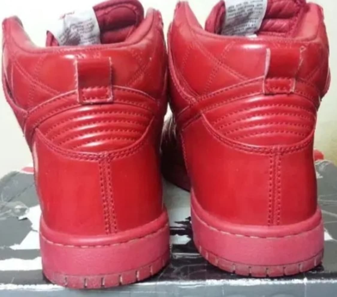 나이키 덩크 하이 슈프림  올림픽 레드  265 상품이미지4