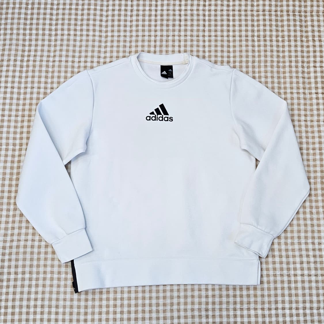 아디다스 슬림핏 맨투맨 남자100 상품이미지1