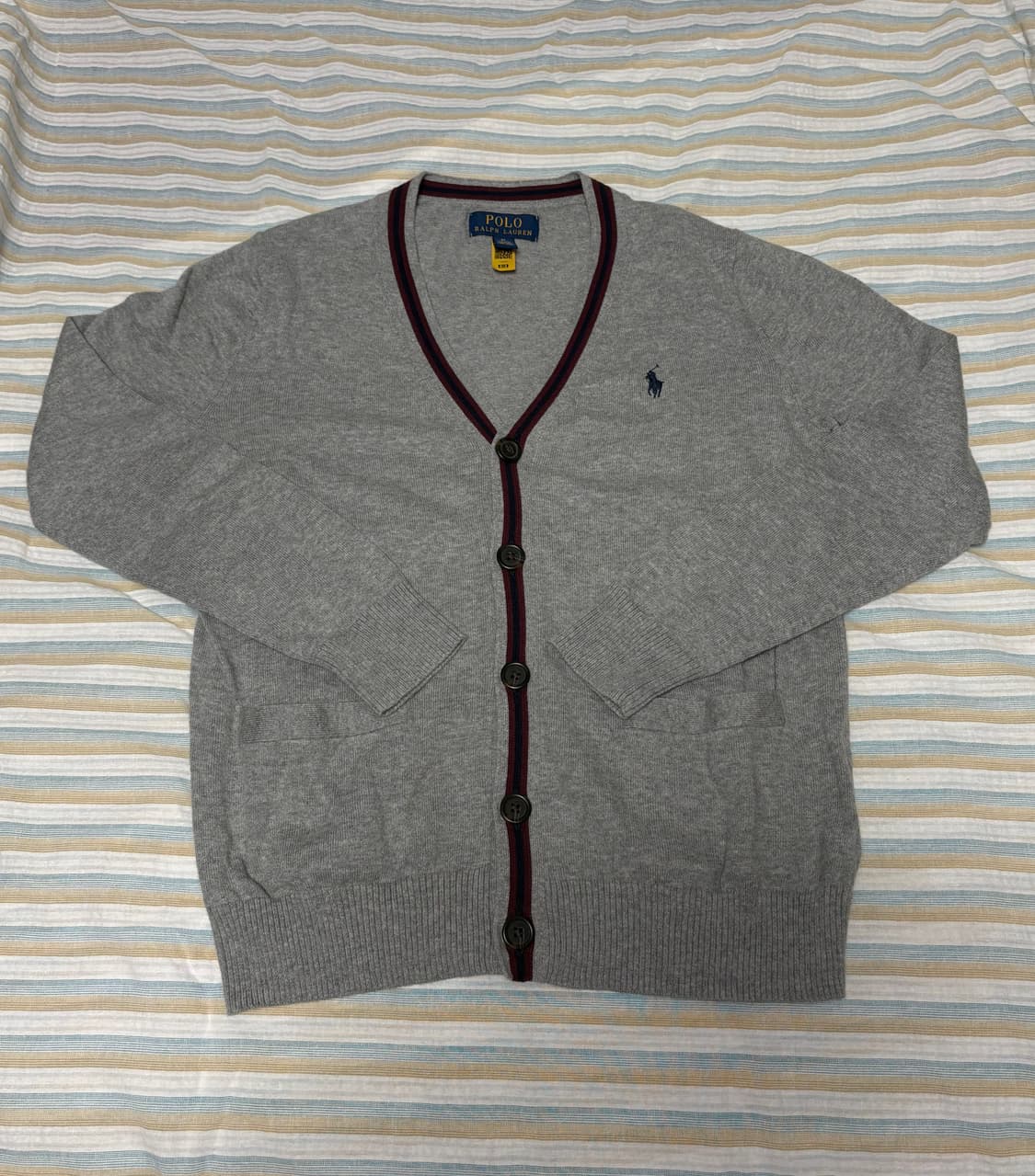 Polo Ralph Lauren 남아 주니어 크리켓 피마 가디건 M 상품이미지1