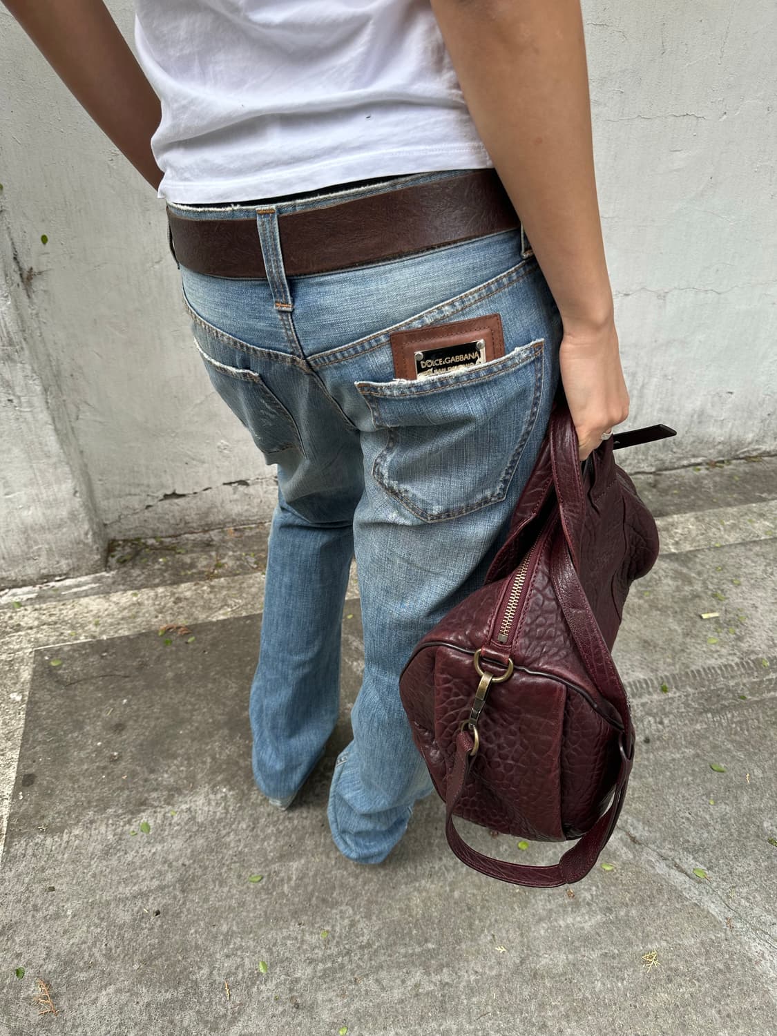 아쉬 빈티지 레더 벨트 상품이미지3