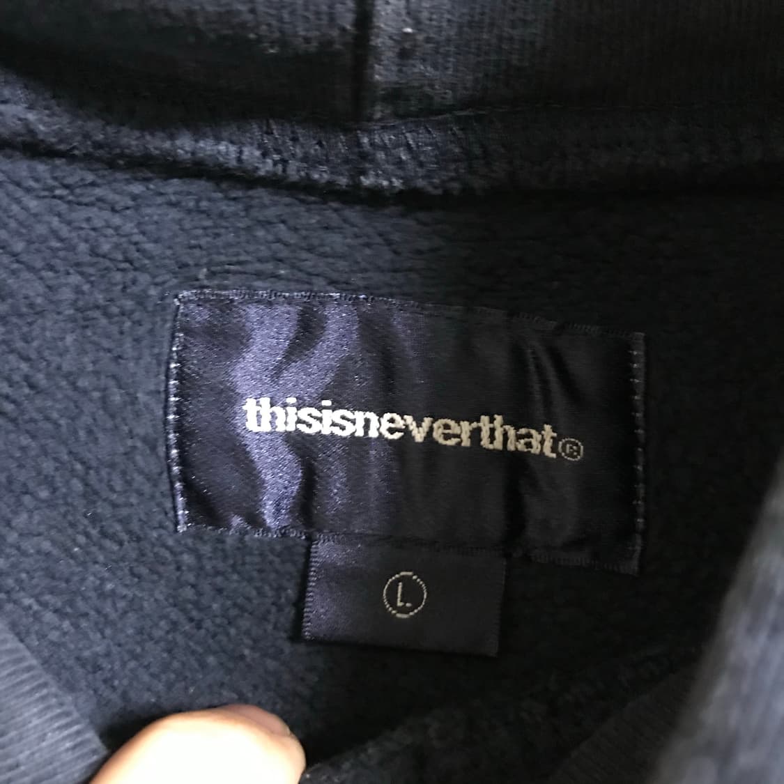 디스이즈네버댓 빅로고 후드티 상품이미지3