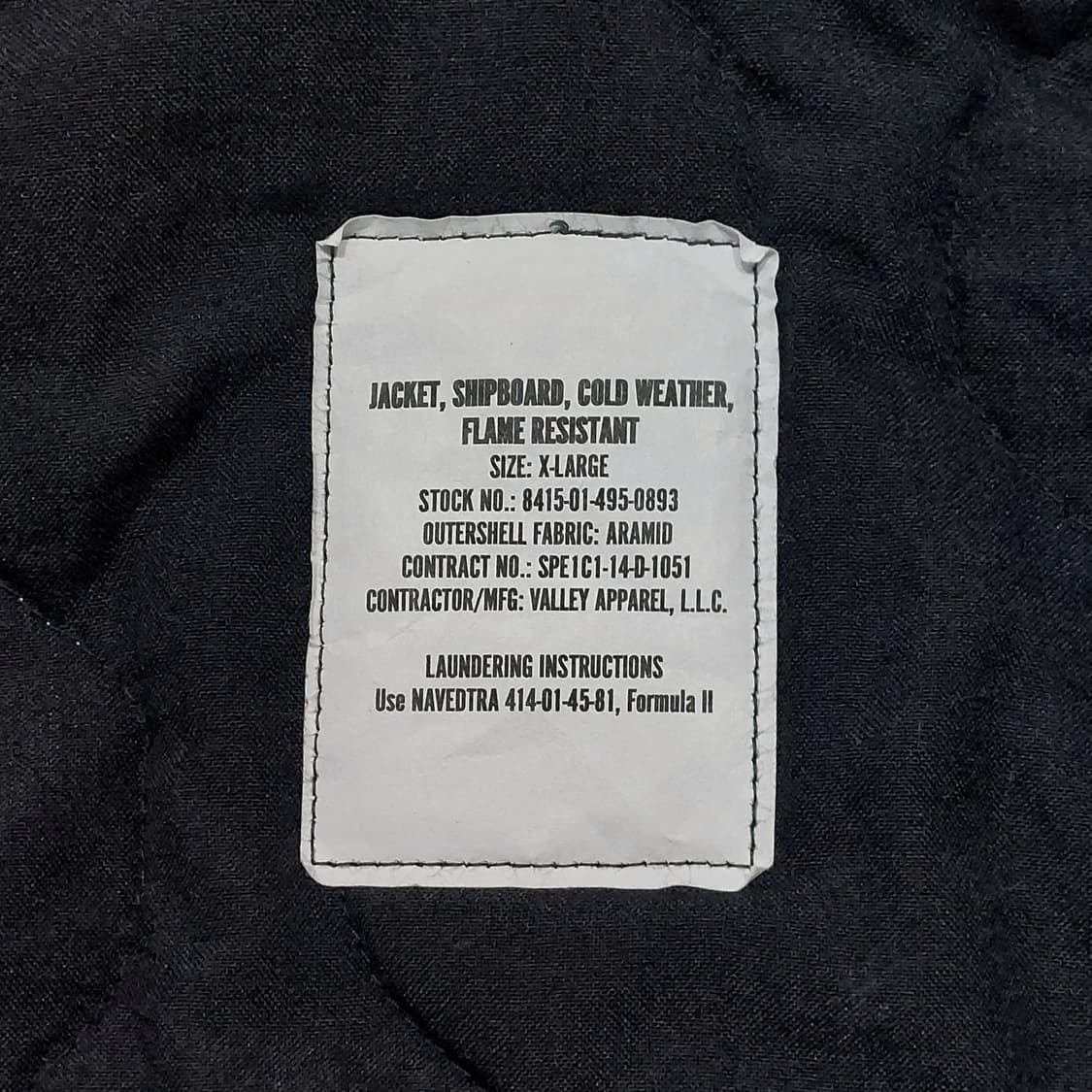 usn 쉽보드 자켓 콜드웨더 덱자켓 XL (110-120) 아라미드 상품이미지8