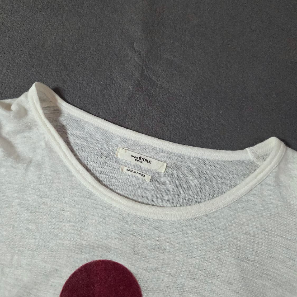 이자벨마랑 콜디 로고 린넨 반팔 티셔츠 남성 L 상품이미지3