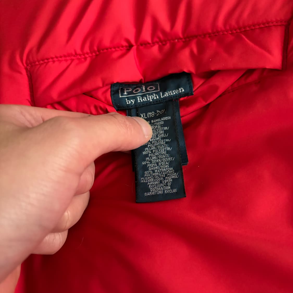 폴로 랄프로렌 빈티지 리버시블 조끼패딩 XL 상품이미지8